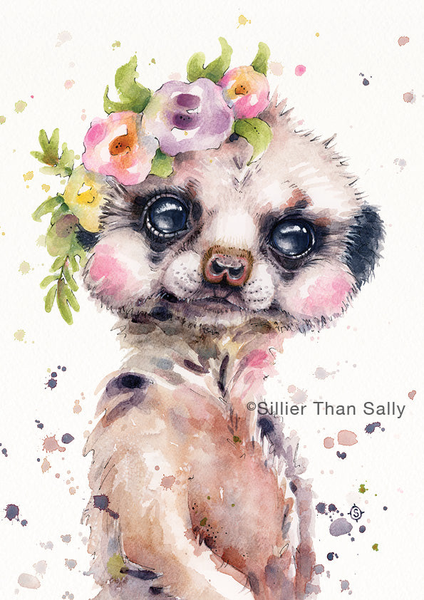 Little Meerkat Art Print