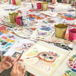 Watercolour Owl In-Person Art Class