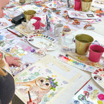 Water Colour Flamingo Art Class