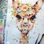 Llama - Water Colour Paint Day