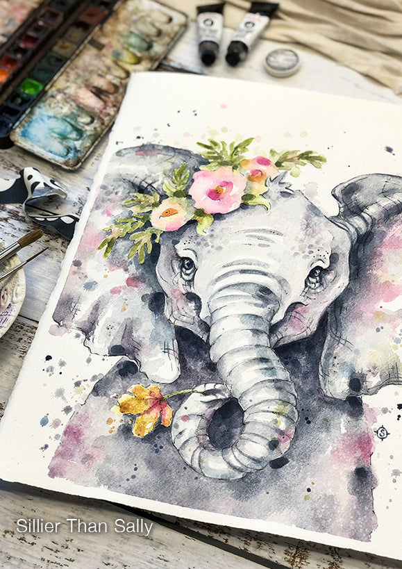 "Little Elephant" Original Painting