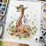 "Sweet Giraffe" Original Painting
