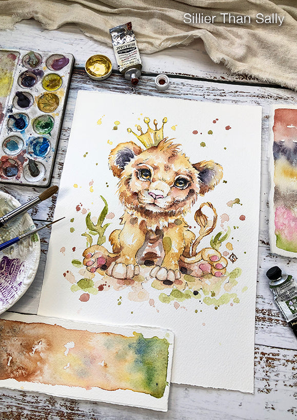 "Sweet Lion" Original Painting