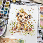 "Sweet Lion" Original Painting
