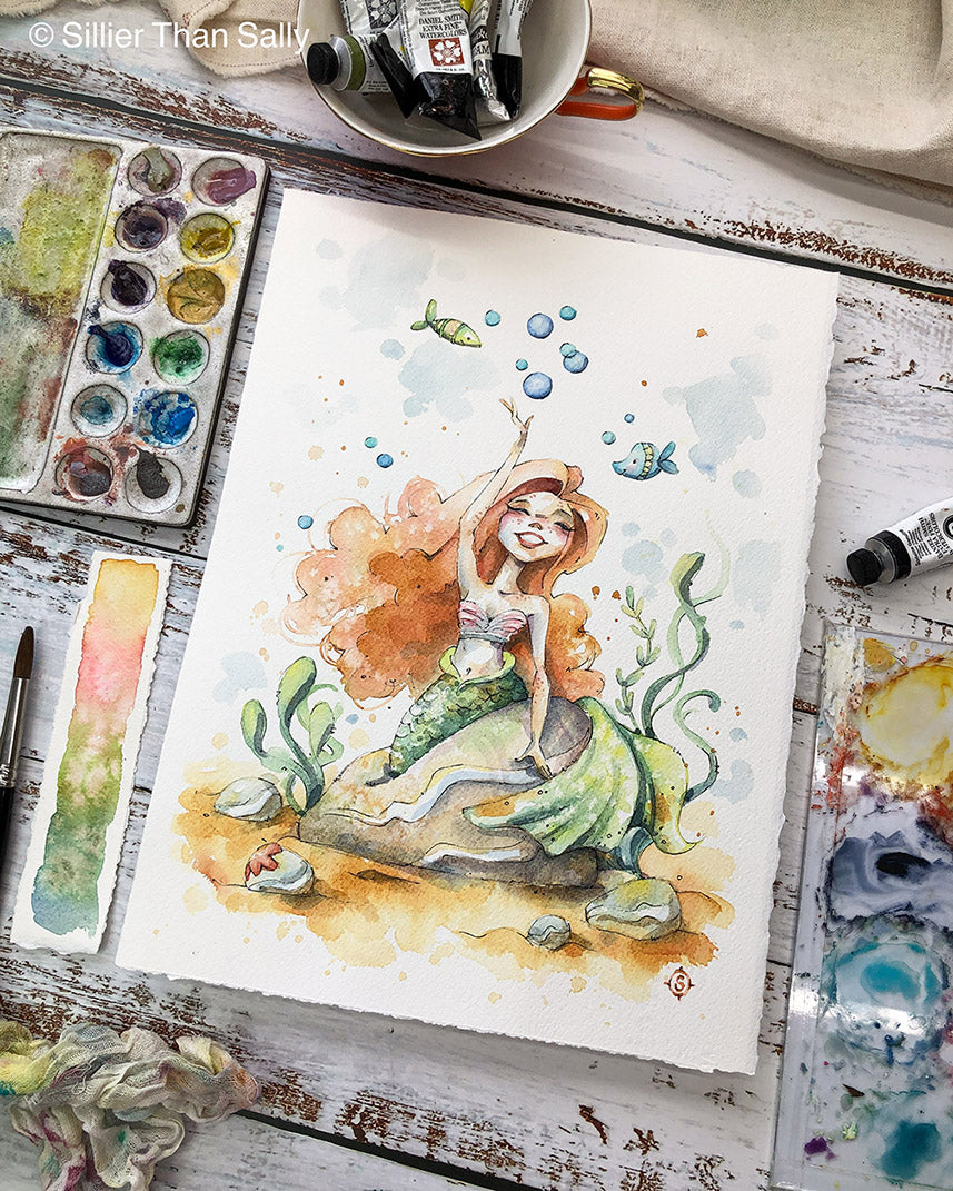 "Mermaid Life" Original Painting