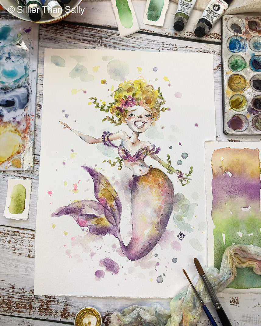 "Mermaids Joy" Original Painting