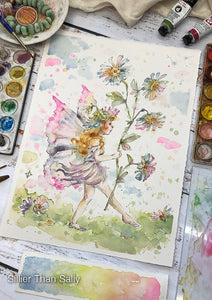 "Sweet Pea the Fairy" Original Painting